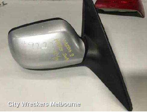 MAZDA 3 RIGHT DOOR MIRROR, BK, MANUAL, SEDAN/HATCH, 10/2003 - 04/2009 - Image 2