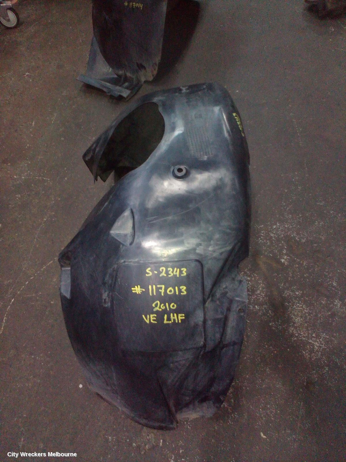 HOLDEN COMMODORE LEFT GUARD LINER, VE, FRONT, 08/2006 - 05/2013 - Image 3