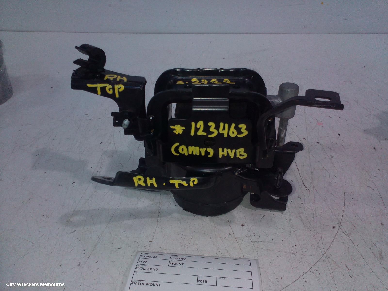 TOYOTA CAMRY MOUNT, XV70, 09/2017 - 05/2024 - Image 1