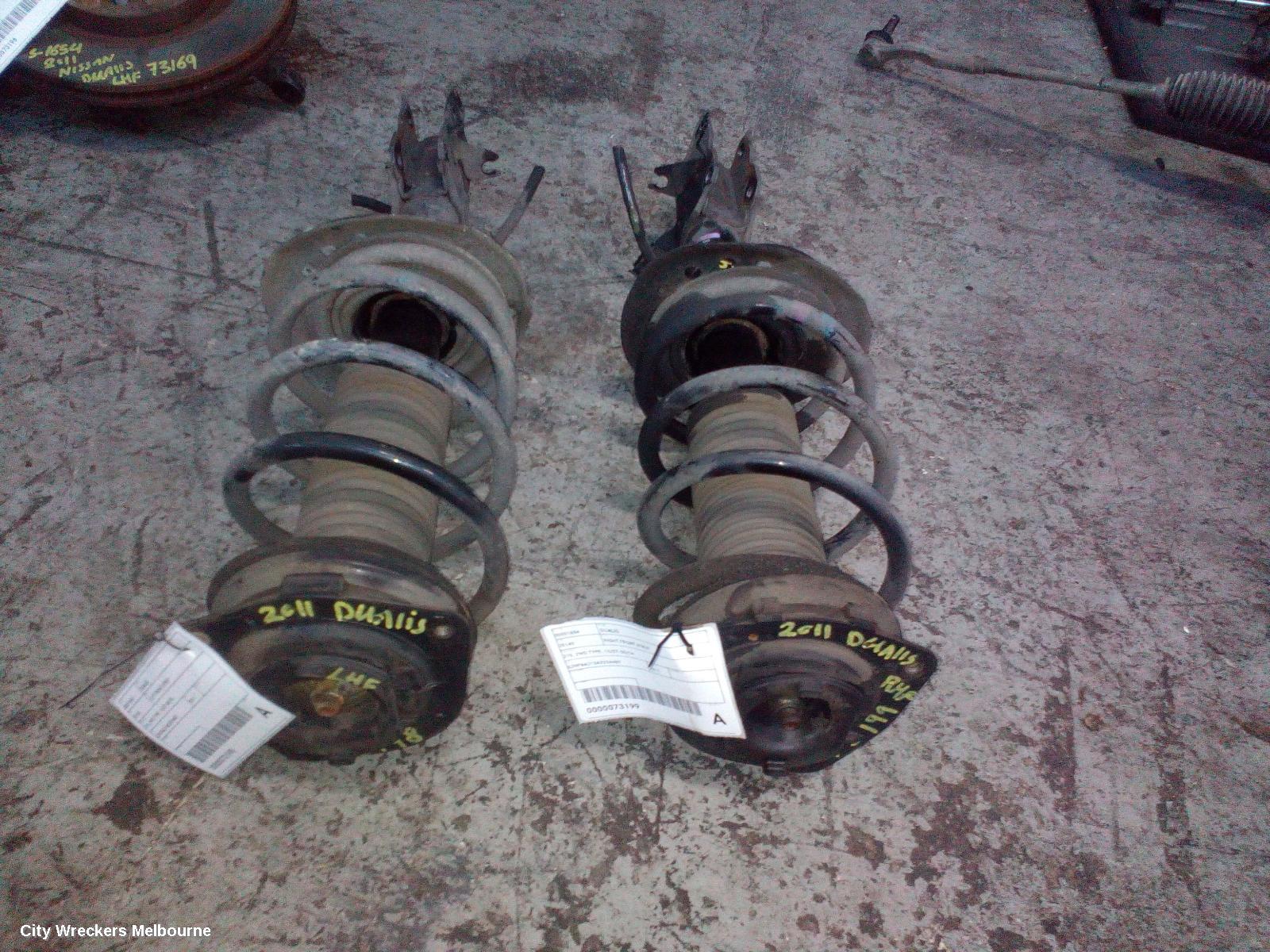 NISSAN DUALIS LEFT FRONT STRUT, J10, 2WD TYPE, 10/2007 - 05/2014 - Image 2