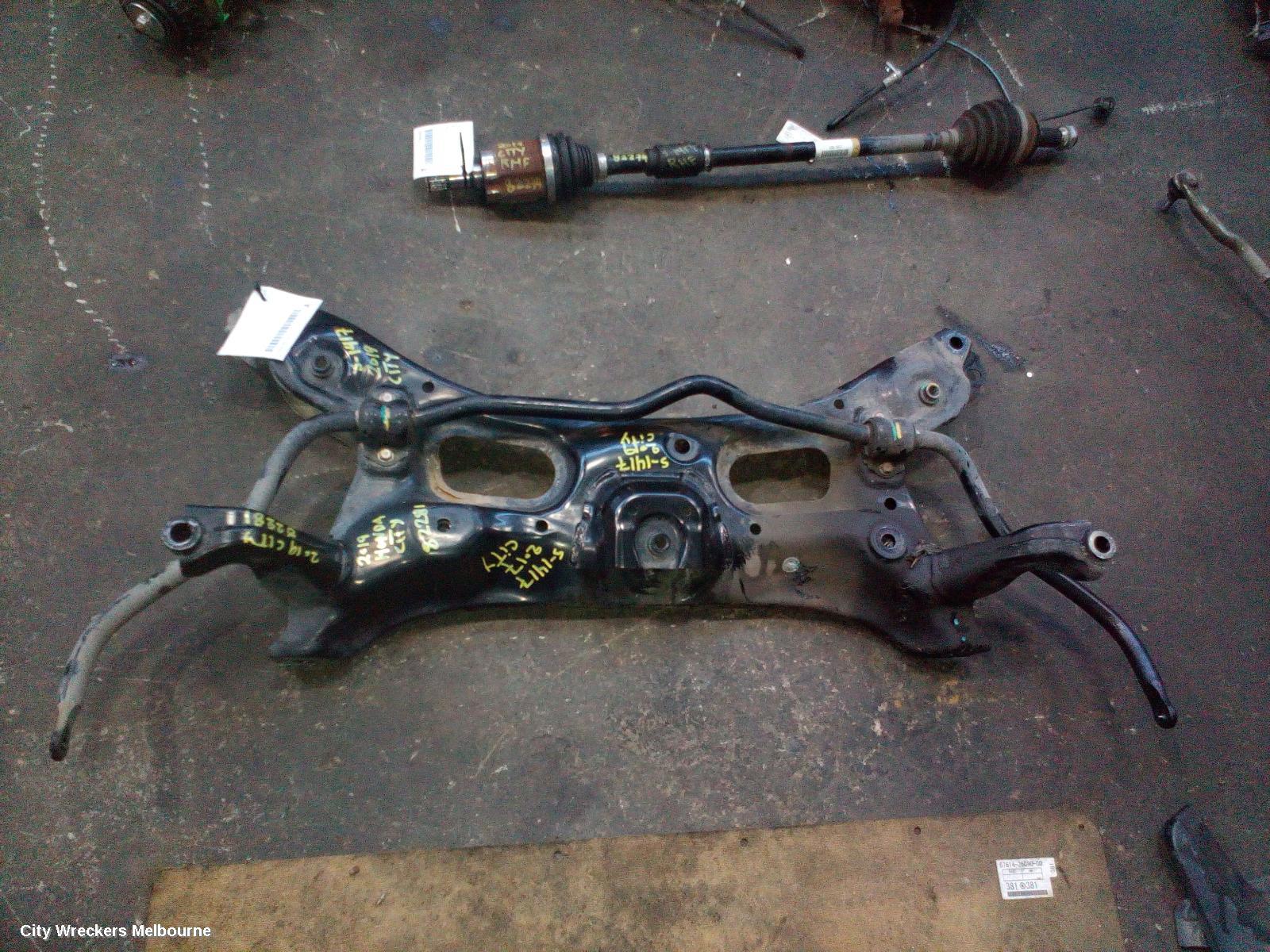 HONDA CITY FRT XMEMBER/CRADLE, MANUAL T/M, GM6, 01/2014 - 09/2020 - Image 2