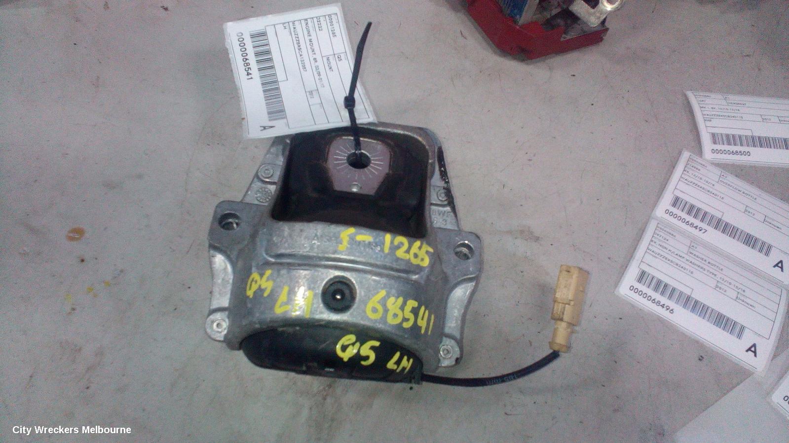 AUDI Q5 MOUNT, ENGINE MOUNT (LH SIDE), DIESEL, 3.0, TWIN TURBO, 8R, CGQB/CVUB/CVUC CODE, 11/2012 - 01/2017 - Image 1