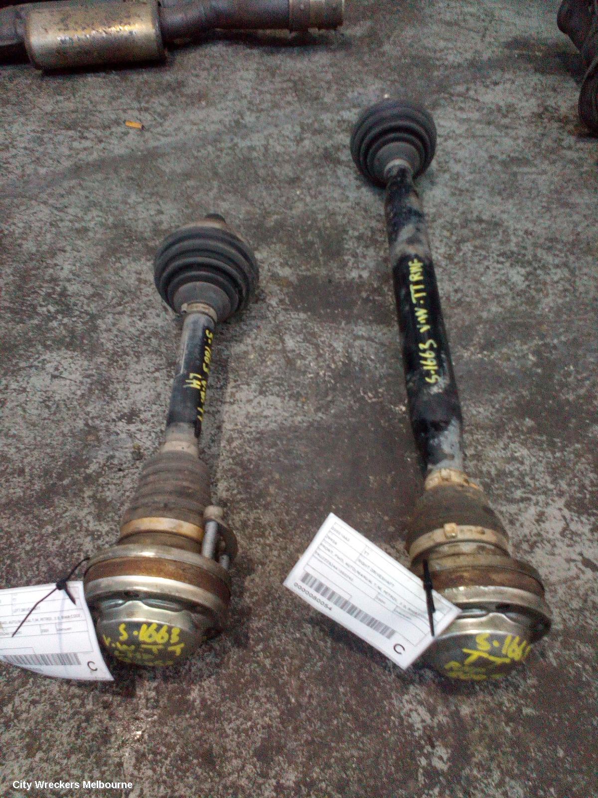 AUDI TT LEFT DRIVESHAFT, FRONT, FWD, AUTO/MANUAL T/M, PETROL, 2.0, BWA CODE, 8J, 09/2006 - 08/2010 - Image 2