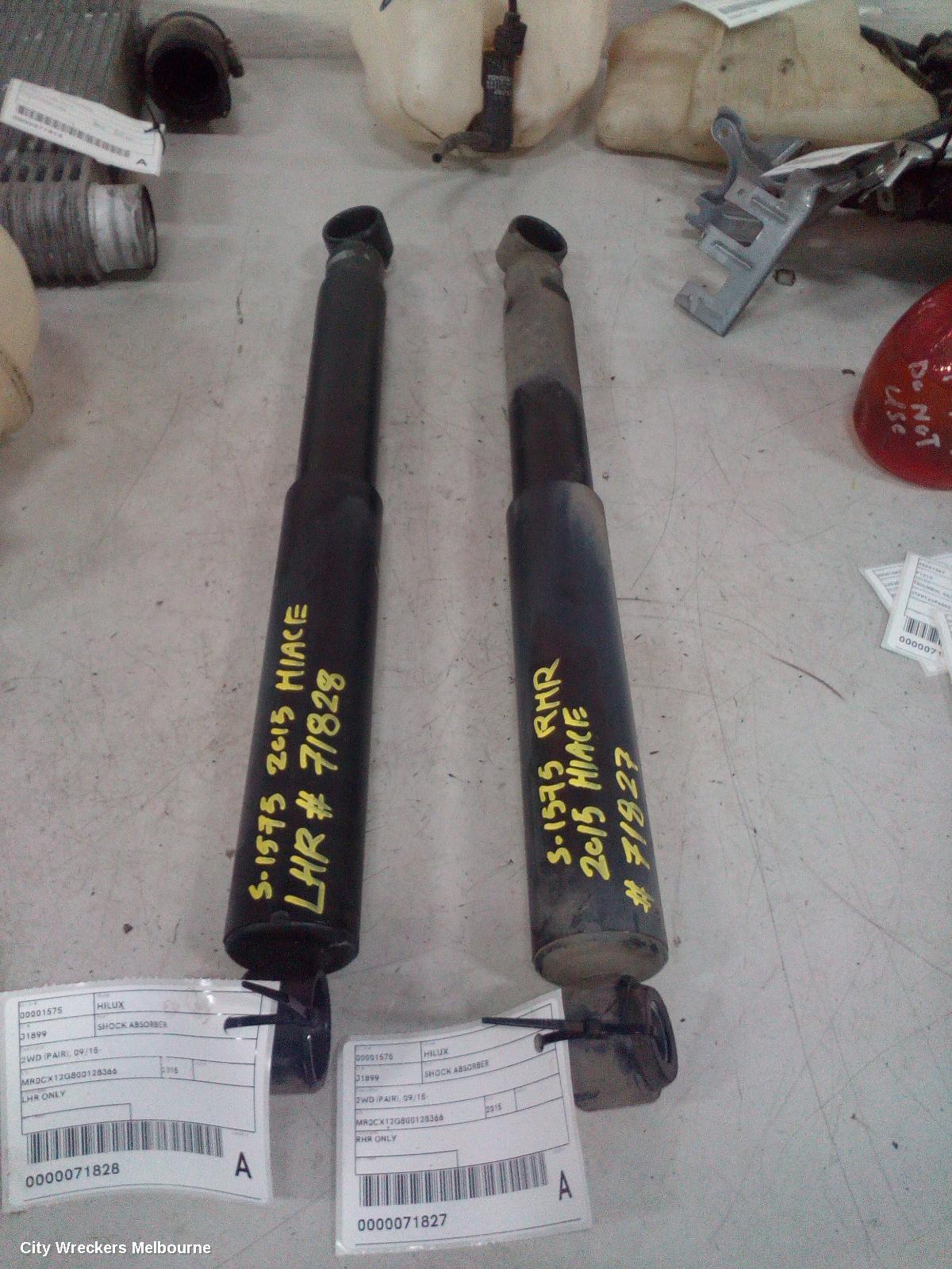 TOYOTA HILUX SHOCK ABSORBER, FACTORY, 2WD, REAR (LH SIDE), 03/2005 - 08/2015 - Image 2