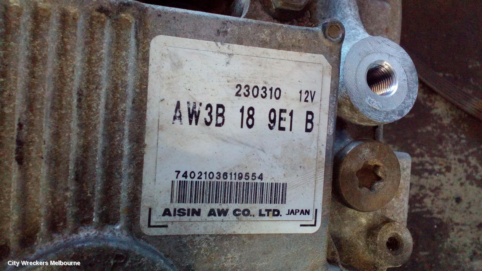 MAZDA CX7 TRANS/GEARBOX, AUTO, 4WD, PETROL, 2.3, L3, NO TRANSFER CASE, ER, 11/2006 - 02/2012 - Image 2