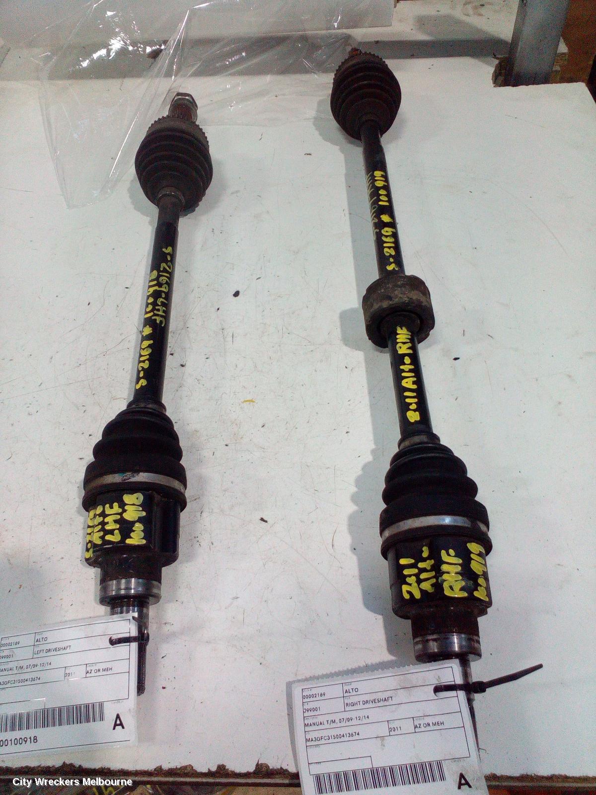 SUZUKI ALTO RIGHT DRIVESHAFT, MANUAL T/M, 07/2009 - 12/2014 - Image 2