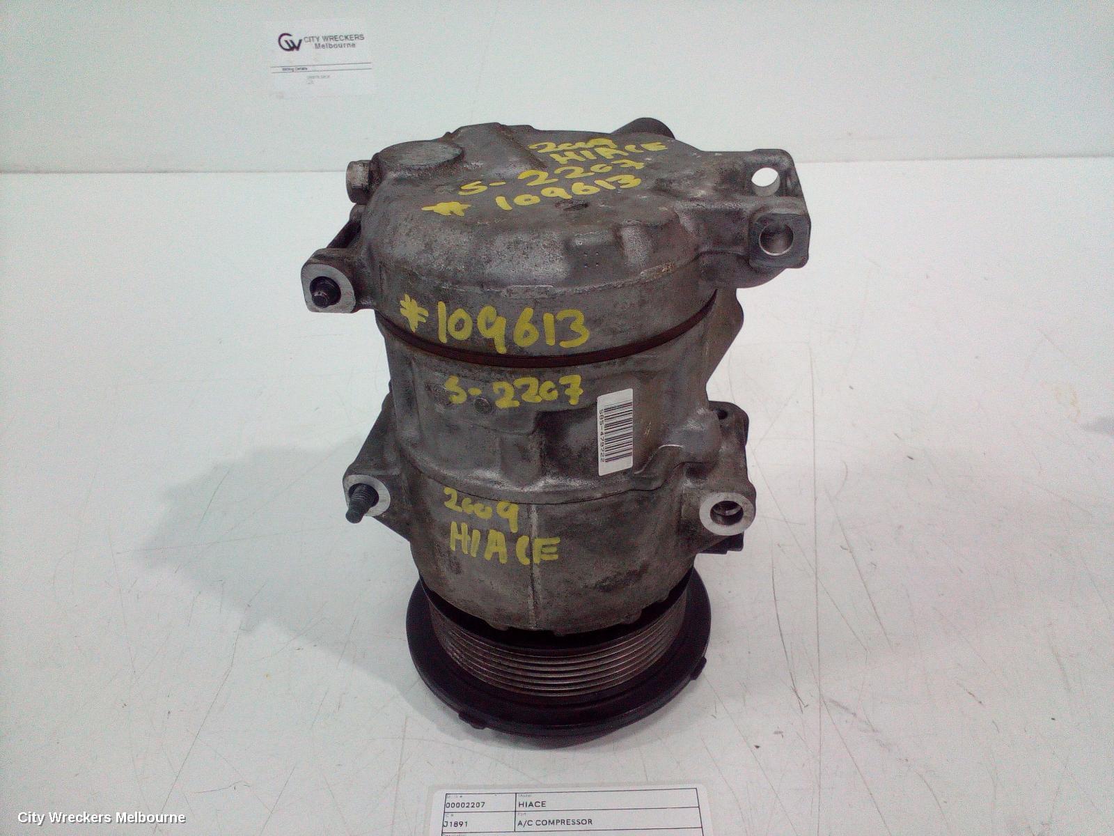 TOYOTA HIACE A/C COMPRESSOR, TRH, 2.7, 2TR-FE, PETROL, 03/2005 - 04/2019 - Image 1