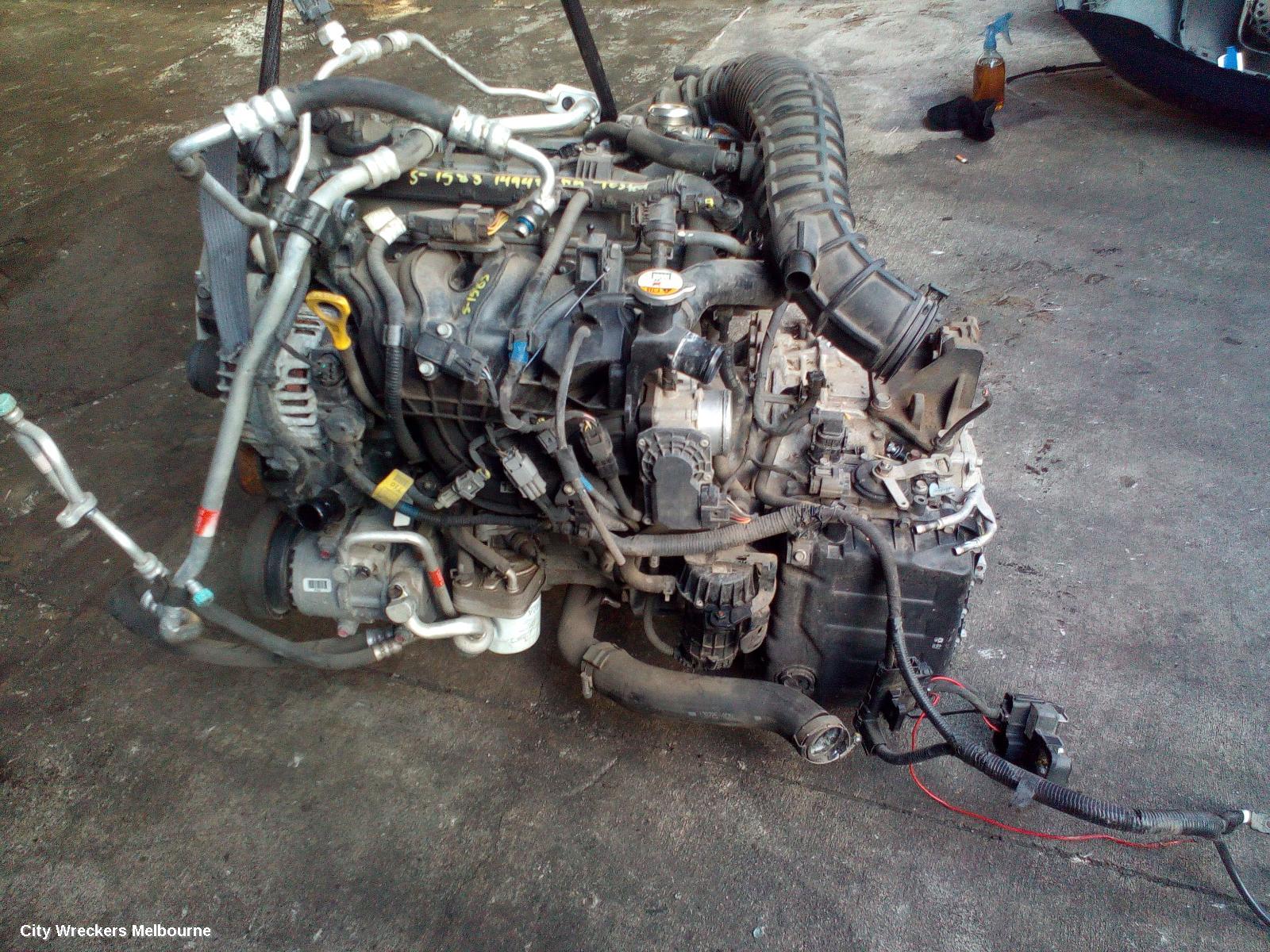 HYUNDAI VELOSTER TRANS/GEARBOX, AUTO, PETROL, 1.6, G4FJ, TURBO, 6 SPEED, FS, 07/2012 - 04/2015 - Image 2