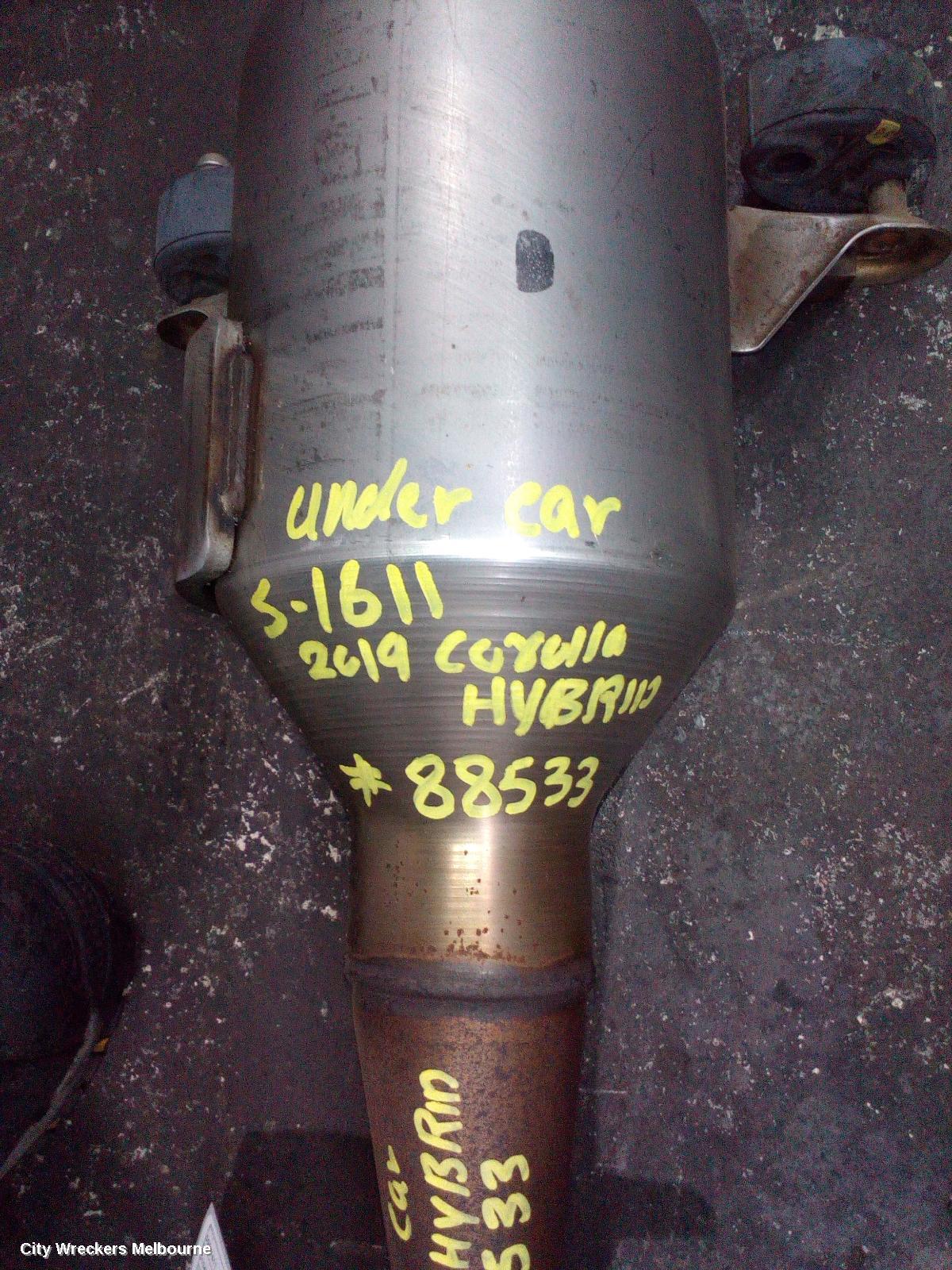 TOYOTA COROLLA CATALYTIC CONVERTER, UNDER CAR-CAT TYPE, 1.8, PETROL, ZWE211R, 07/2018 ONWARDS - Image 2