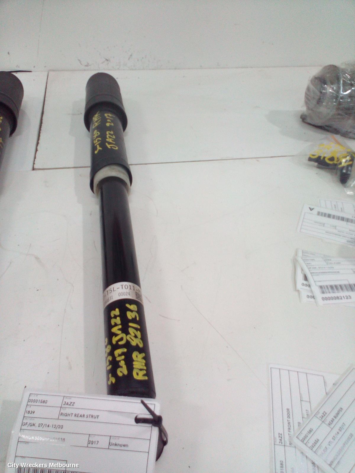 HONDA JAZZ RIGHT REAR STRUT, ***USE SHOCK ABSORBER PART TYPE*** - Image 2