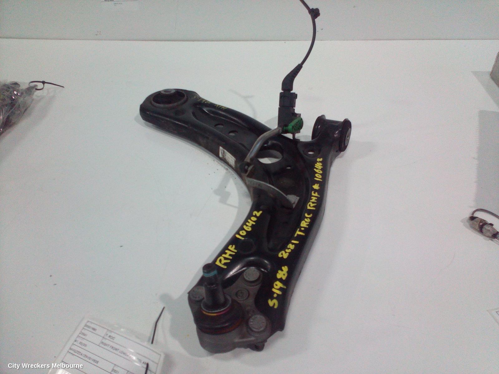 VOLKSWAGEN T-ROC RIGHT FRONT LOWER CONTROL ARM, A1, 03/2020 - 12/2025 - Image 2