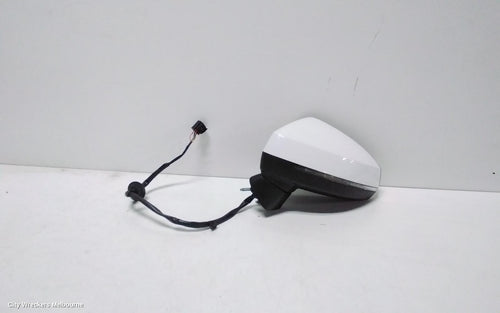 AUDI A3 LEFT DOOR MIRROR, 8V, A3, SEDAN, MANUAL FOLD, NON LANE CHANGE ASSIST TYPE (6XC/7Y0), 11/2013 - 10/2020 - Image 1