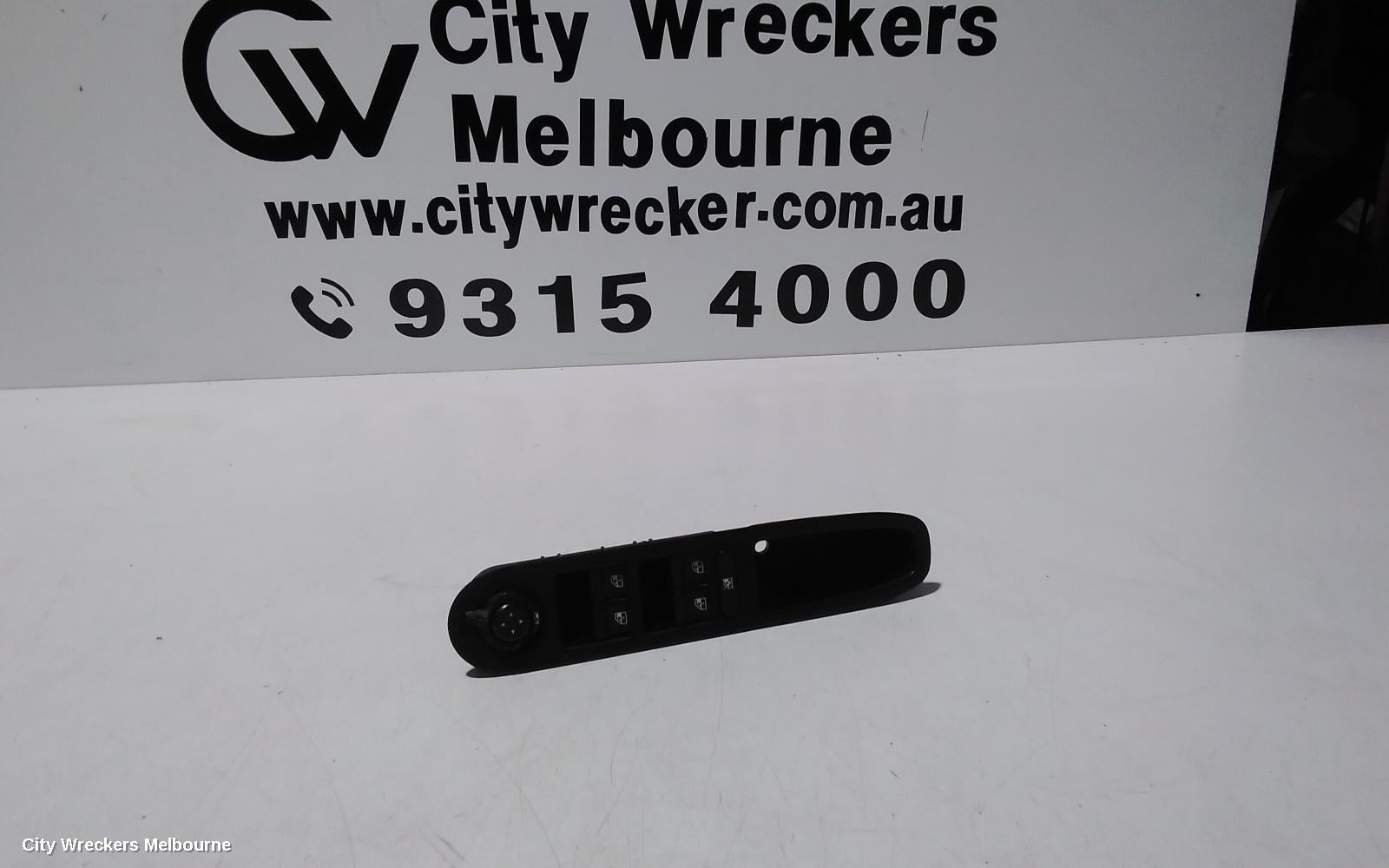 ALFA ROMEO 159 PWR DR WIND SWITCH, RH FRONT (MASTER SWITCH), NON FOLDING MIRROR SWITCH TYPE, 06/2006 - 01/2012 - Image 1