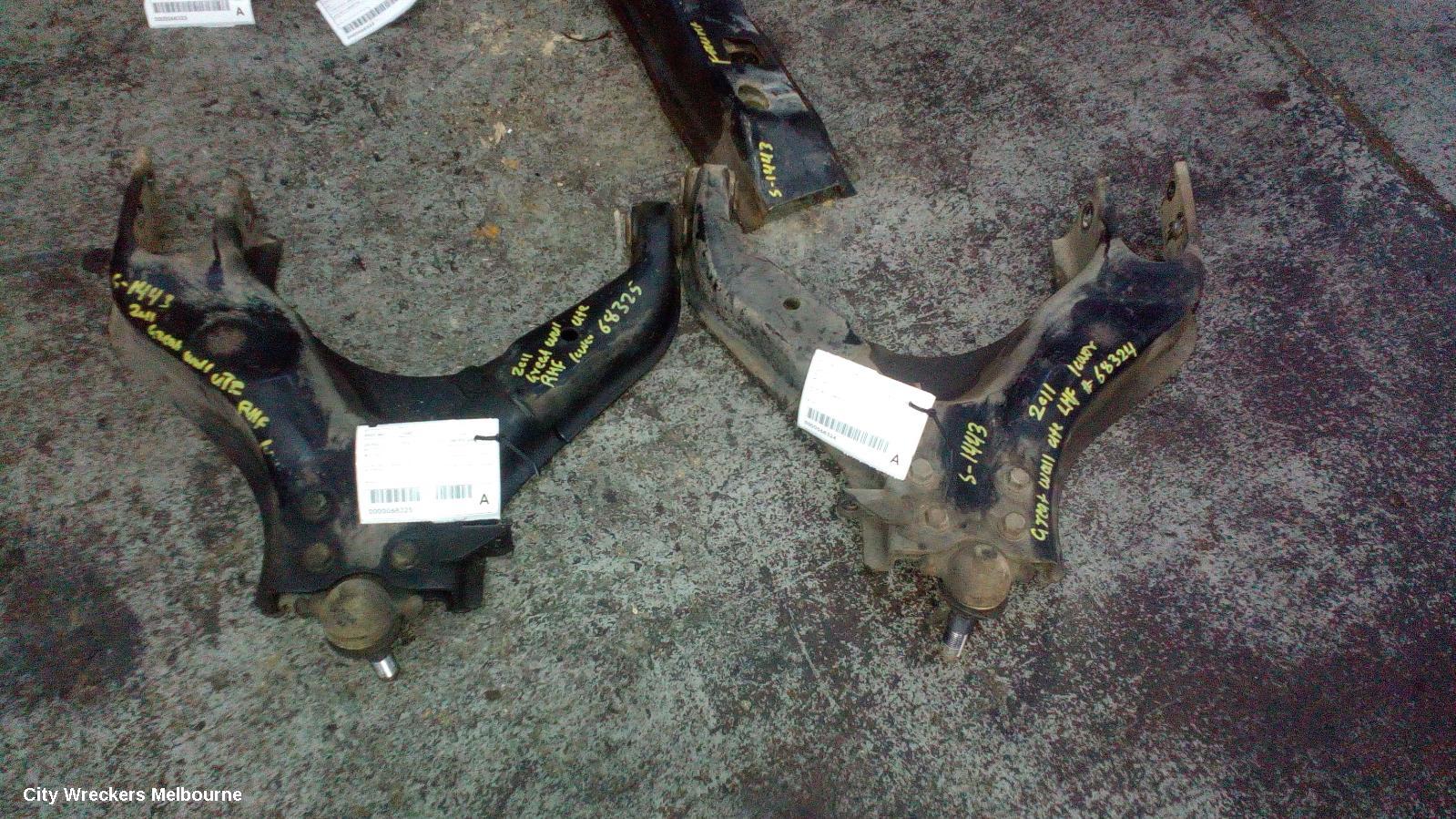 GREAT WALL V200/V240 RIGHT FRONT LOWER CONTROL ARM, K2, 2WD, 07/2009 - 03/2011 - Image 2