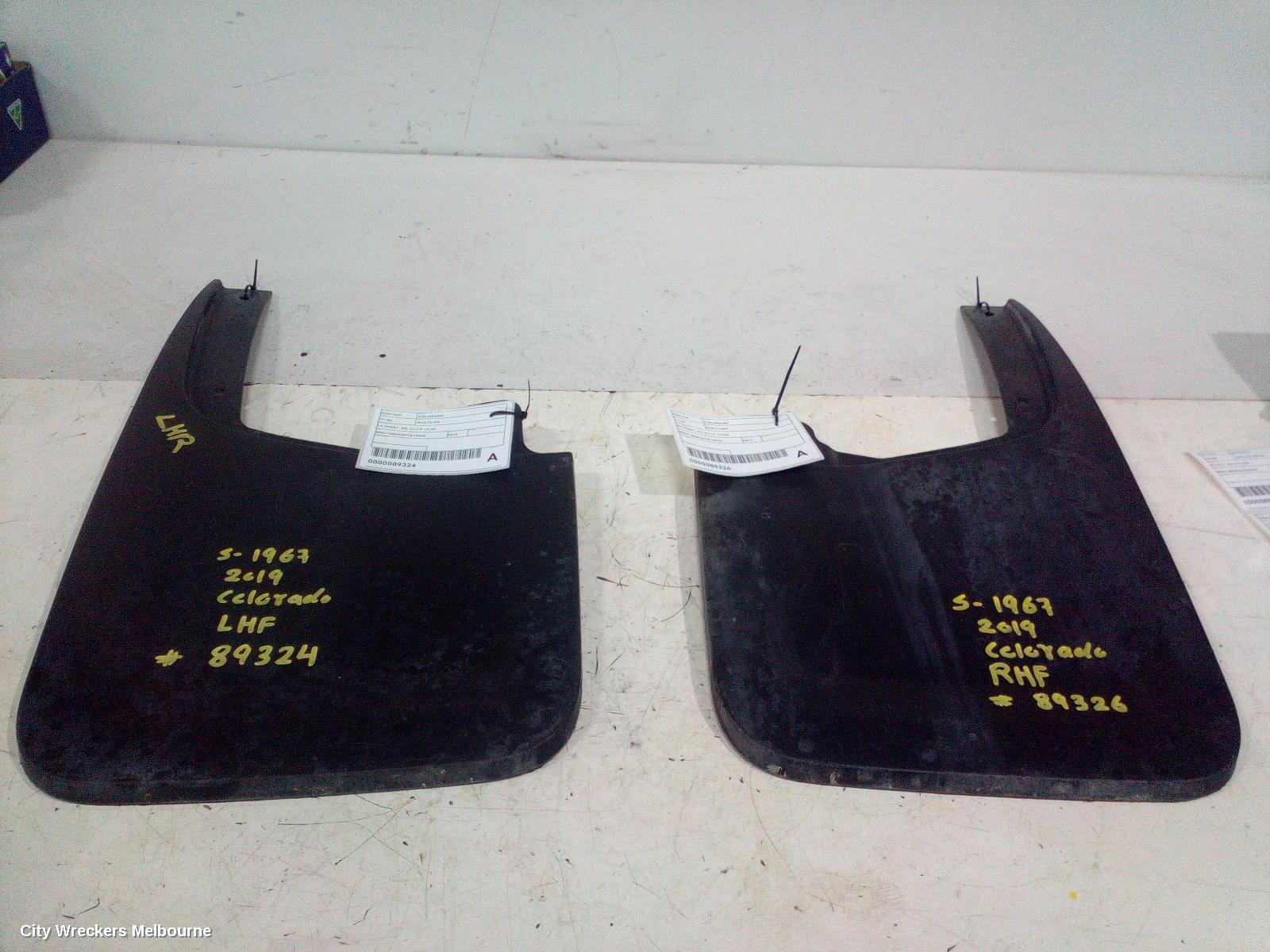 HOLDEN COLORADO MUD FLAPS, LH FRONT, RG, 01/2012 - 12/2020 - Image 3
