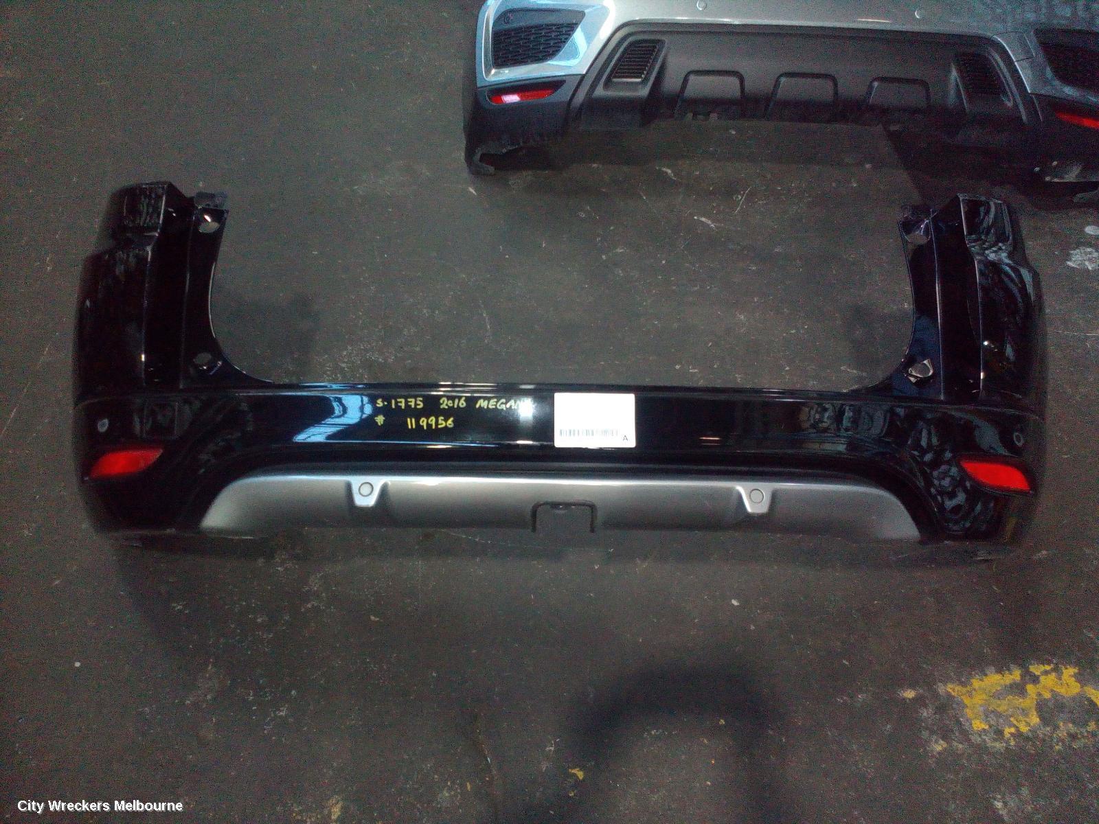 RENAULT MEGANE REAR BUMPER, BUMPER BAR (ASSY), K95, WAGON, GT-LINE/GT 220, 05/2013 - 05/2016 - Image 2