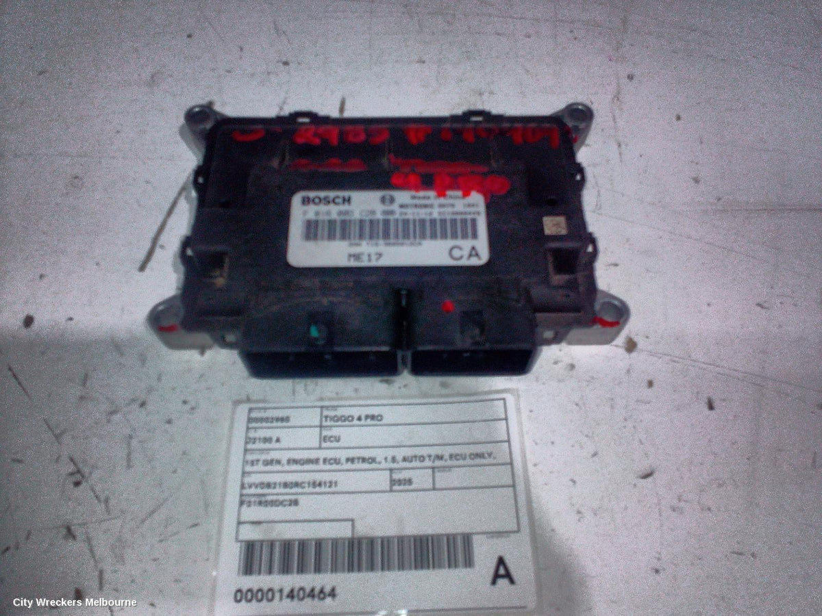 CHERY TIGGO 4 ECU, 1ST GEN, ENGINE ECU, PETROL, 1.5, AUTO T/M, ECU ONLY, 06/2024 ONWARDS - Image 1