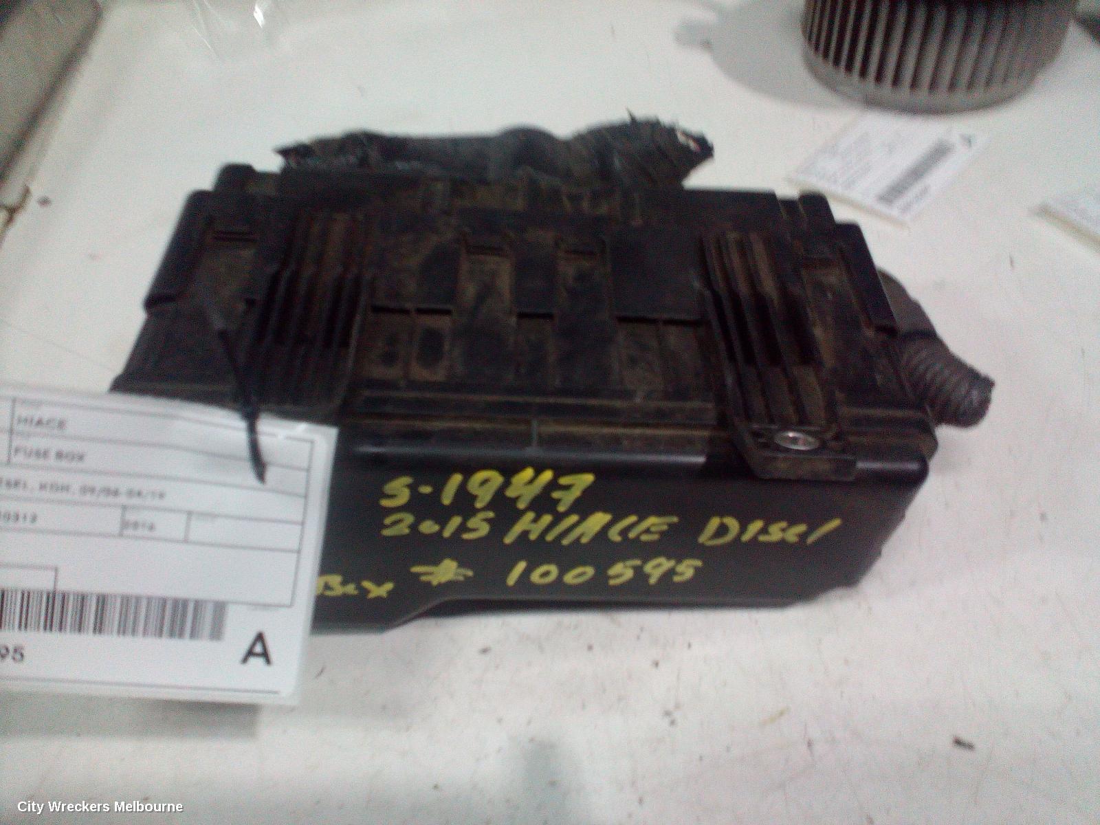 TOYOTA HIACE FUSE BOX, ENGINE BAY, DIESEL, KDH, 09/2006 - 04/2019 - Image 1