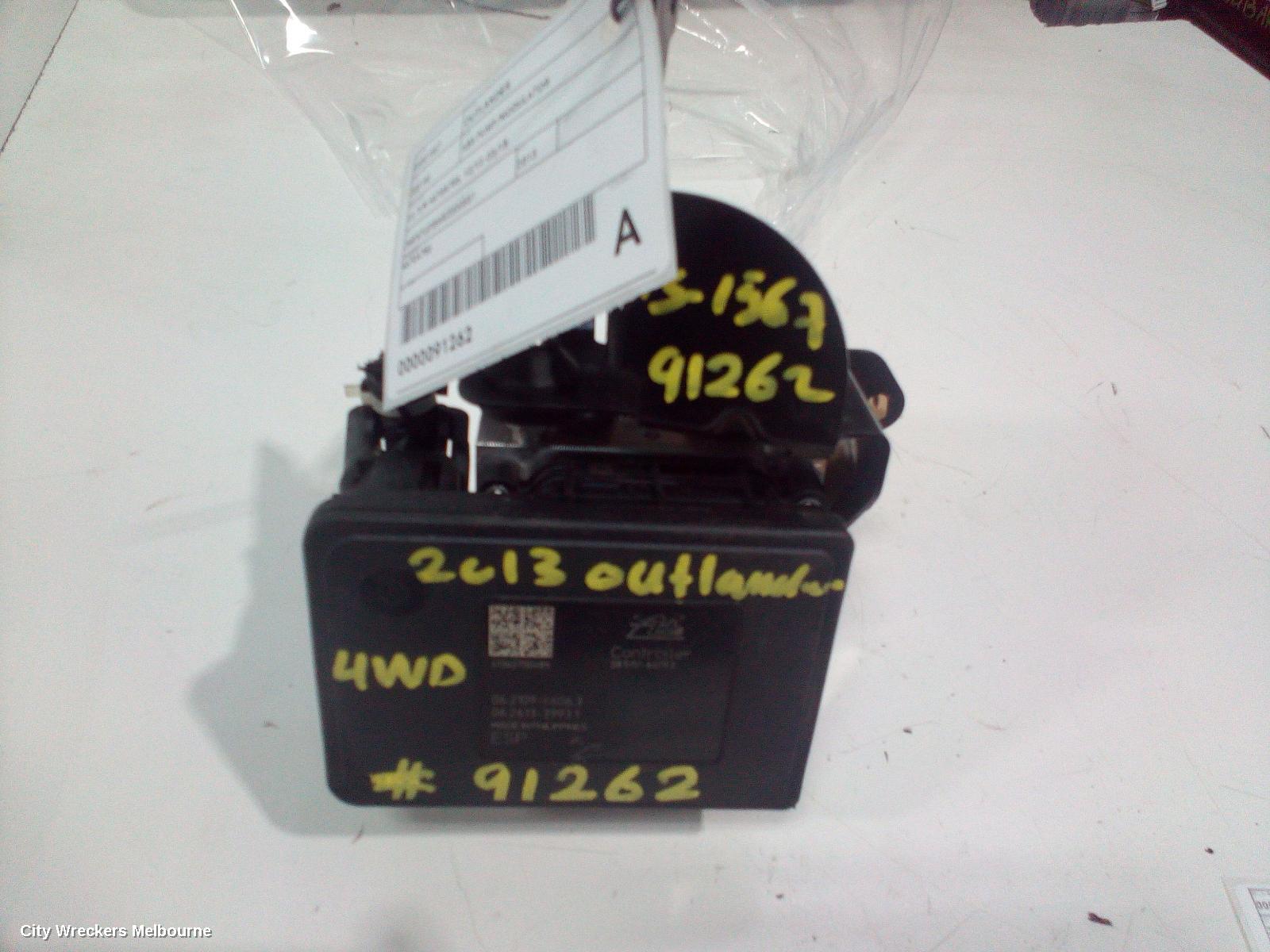 MITSUBISHI OUTLANDER ABS PUMP/MODULATOR, ZJ, P/N 4670A756, 10/2012 - 03/2015 - Image 1