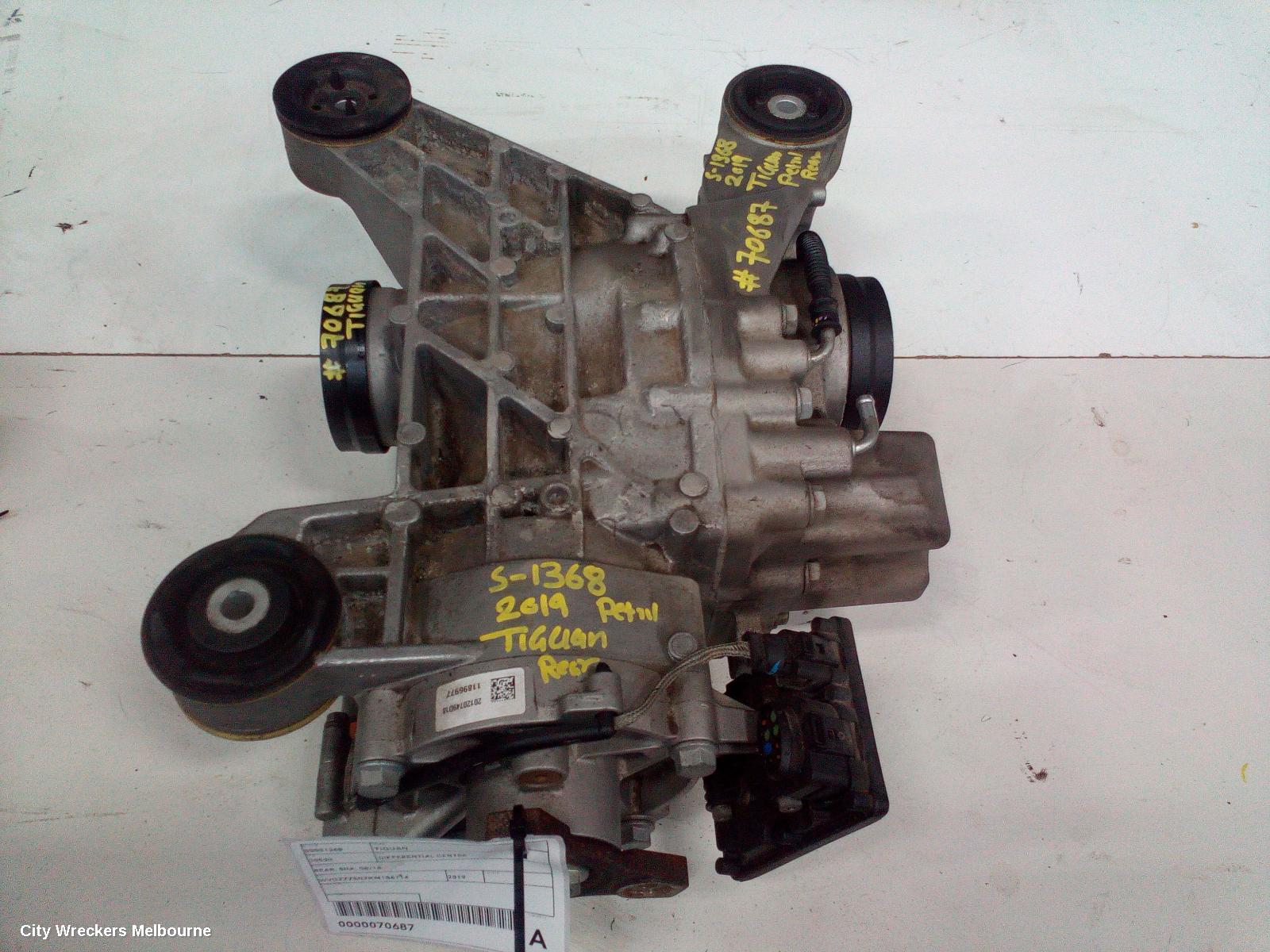 VOLKSWAGEN TIGUAN DIFFERENTIAL CENTRE, REAR, 5NA, 06/2016 ONWARDS - Image 2
