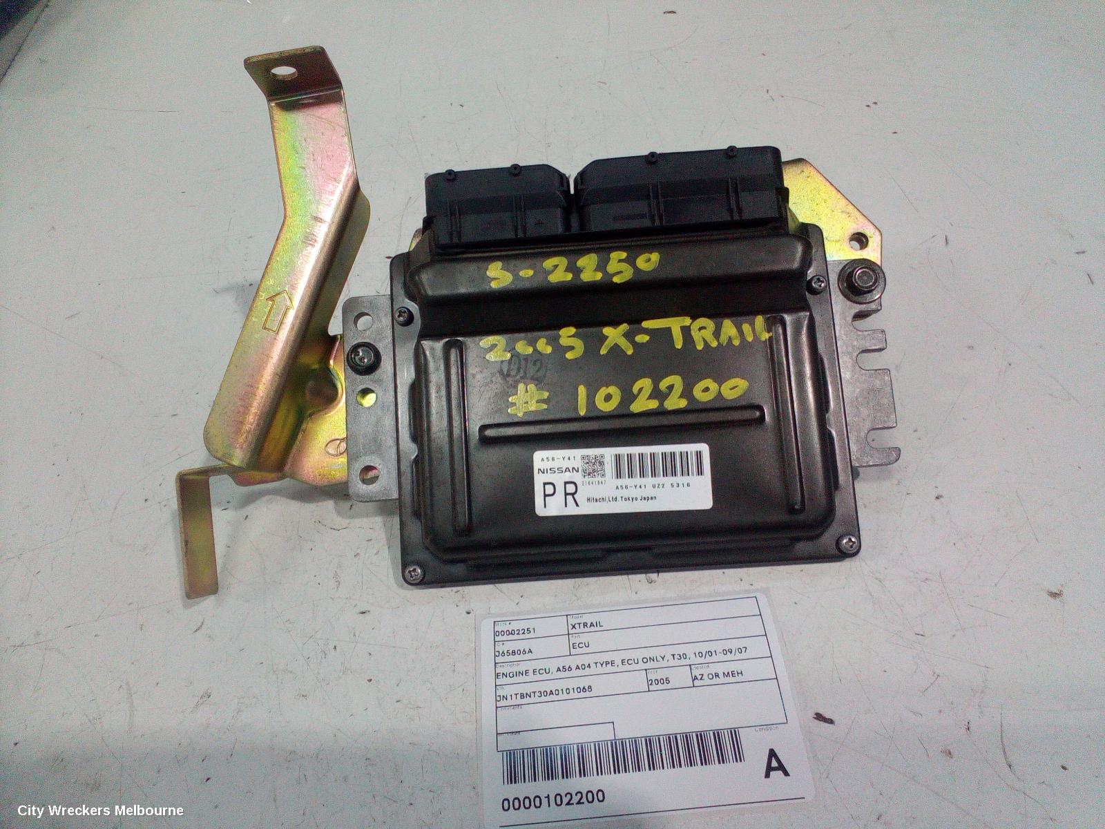 NISSAN XTRAIL ECU, ENGINE ECU, A56 A04 TYPE, ECU ONLY, T30, 10/2001 - 09/2007 - Image 1