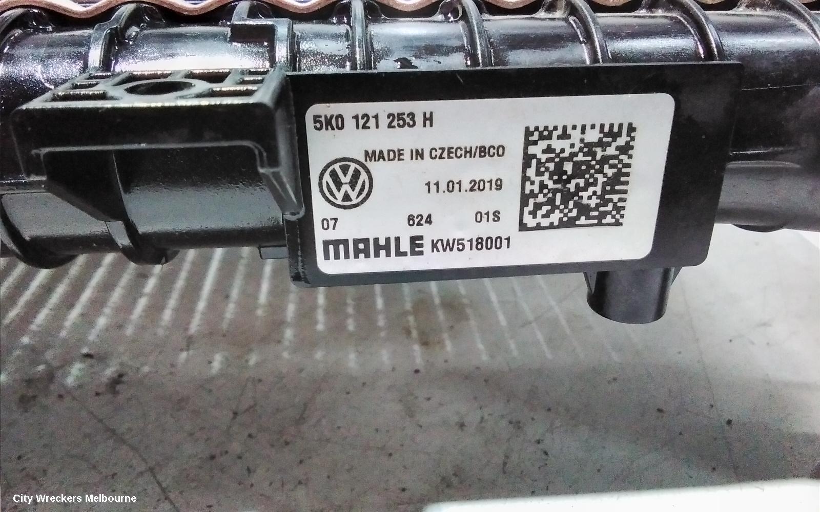 VOLKSWAGEN CADDY RADIATOR, AUTO, 1.2/1.4, PETROL, 2KN, 07/2015 - 02/2021 - Image 3
