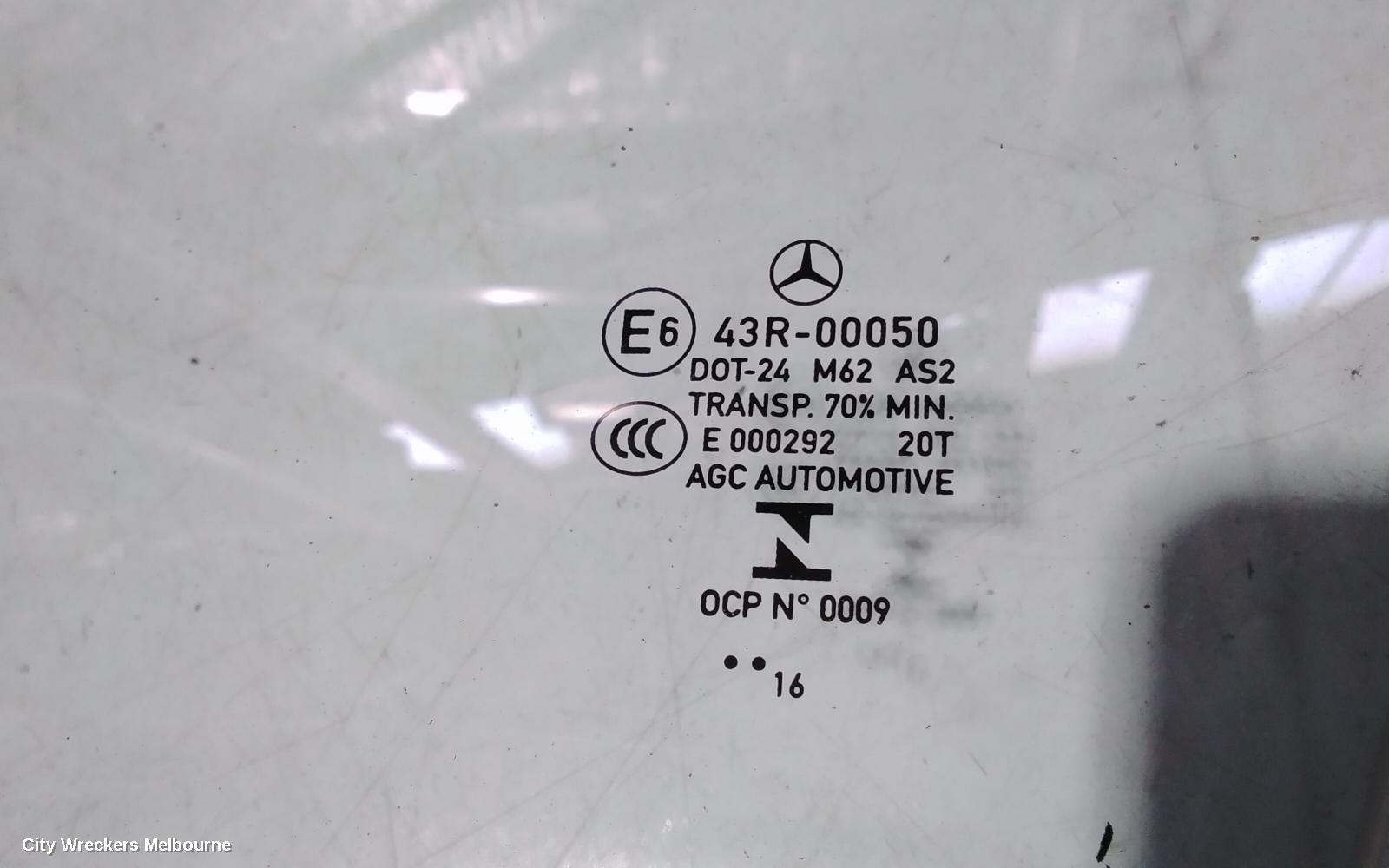 MERCEDES CLA CLASS LEFT FRONT DOOR WINDOW, C117, 10/2013 - 02/2019 - Image 3