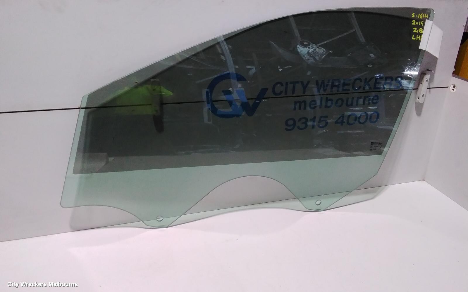 HOLDEN COMMODORE LEFT FRONT DOOR WINDOW, ZB, 10/2017 - 12/2020 - Image 1