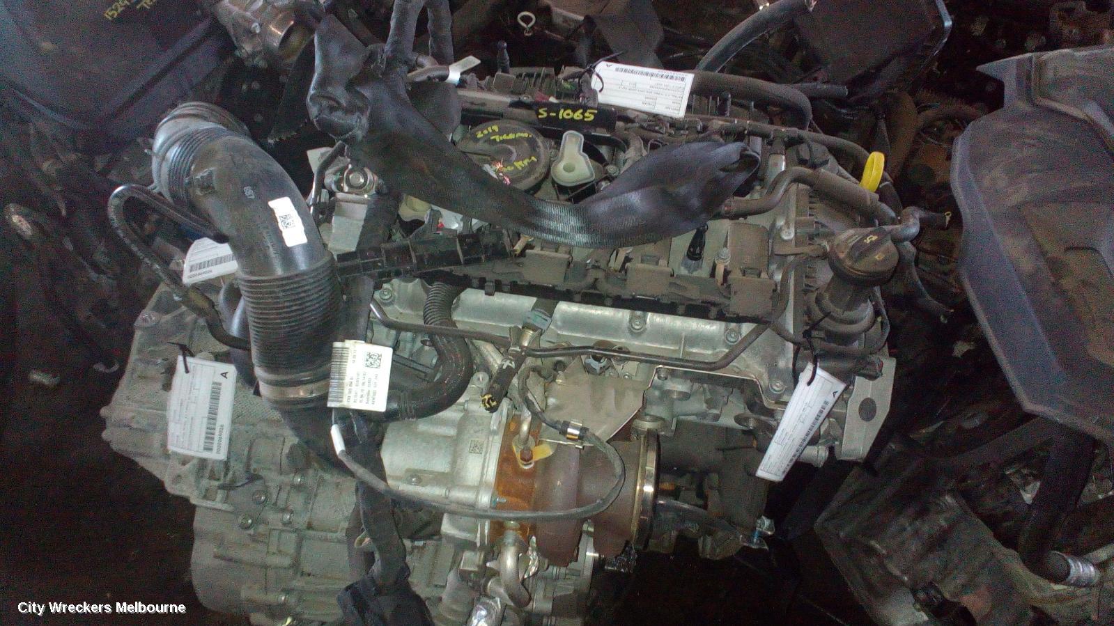 VOLKSWAGEN TIGUAN ENGINE, PETROL, 2.0, TURBO, CZPA CODE, 5NA, 06/2016 ONWARDS - Image 1