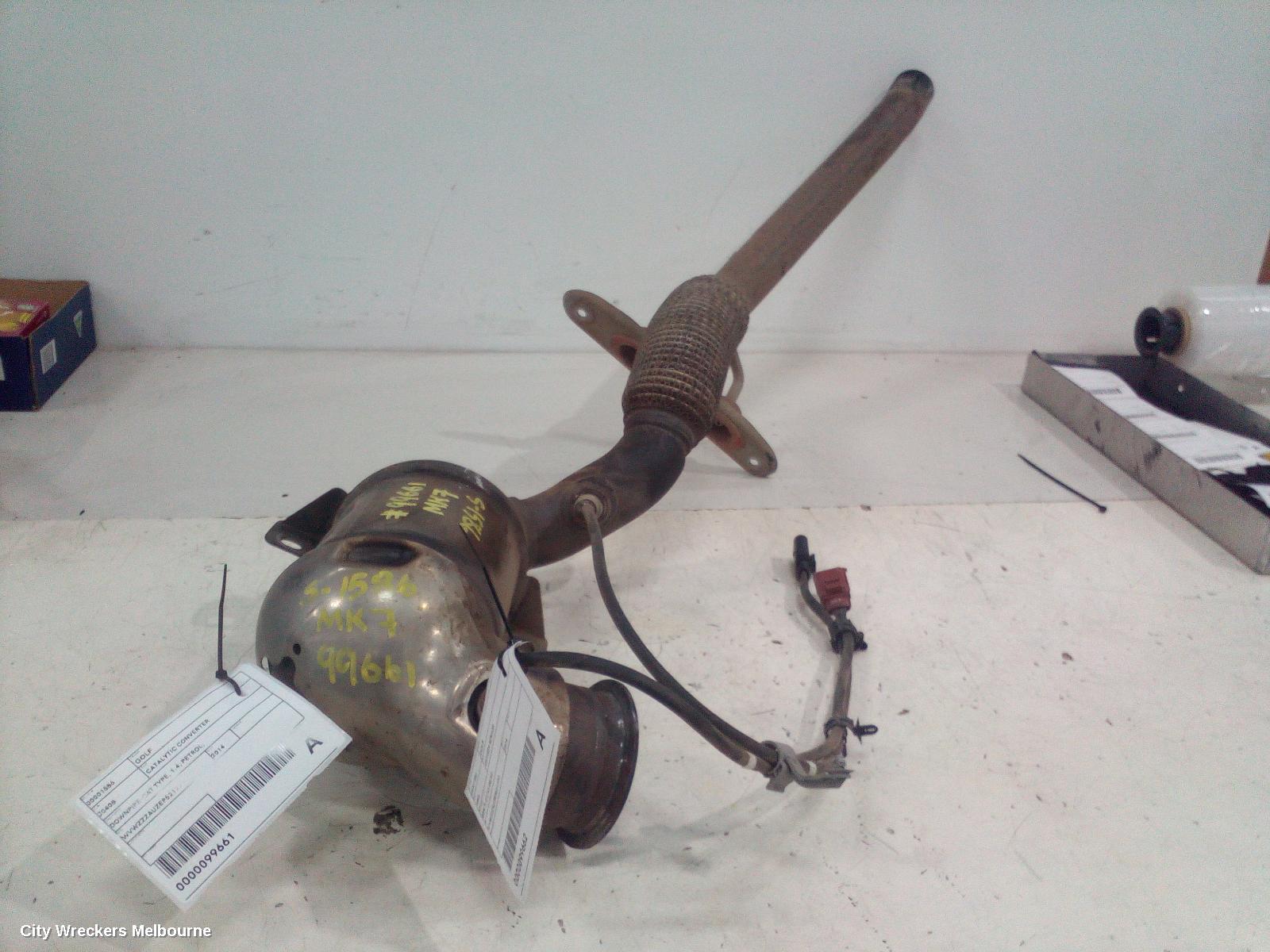 VOLKSWAGEN GOLF CATALYTIC CONVERTER, DOWNPIPE-CAT TYPE, 1.4, PETROL, CPTA/CXSA/CHPA/CMBA/CZCA/CZDA CODE, GEN 7, 01/2013 - 08/2020 - Image 2