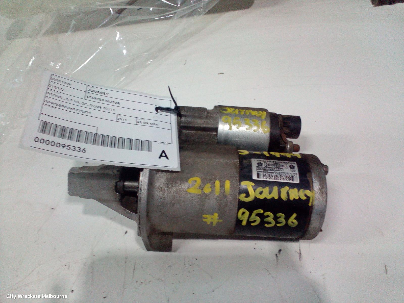 DODGE JOURNEY STARTER, PETROL, 2.7 V6, JC, 09/2008 - 07/2011 - Image 3