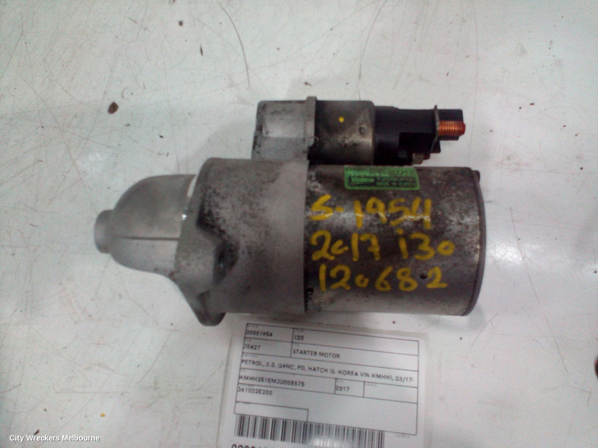 HYUNDAI I30 STARTER, PETROL, 2.0, G4NC, PD, HATCH (S. KOREA VIN KMHH), 03/2017 ONWARDS - Image 2