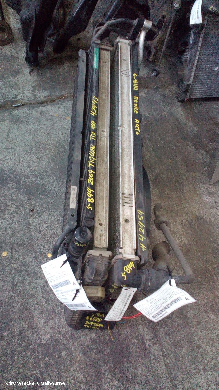 VOLKSWAGEN TIGUAN INTERCOOLER, DIESEL, 2.0, CBAB/CFFB CODE, P/N 3C0145805AM, 11/2008 - 08/2016 - Image 3