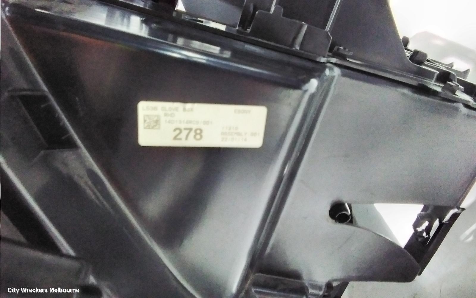 LAND ROVER RANGEROVER EVOQUE GLOVE BOX, L538, 11/2011 - 01/2019 - Image 3