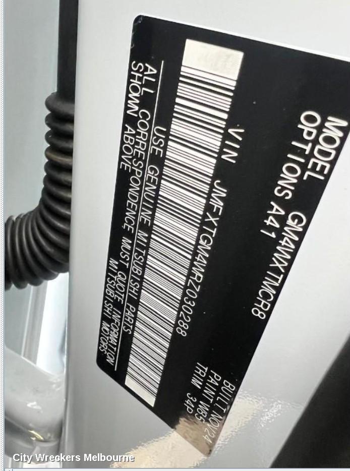 MITSUBISHI OUTLANDER HEADREST, RH FRONT, CLOTH, BLACK, ZM, 08/2021 ONWARDS - Image 3