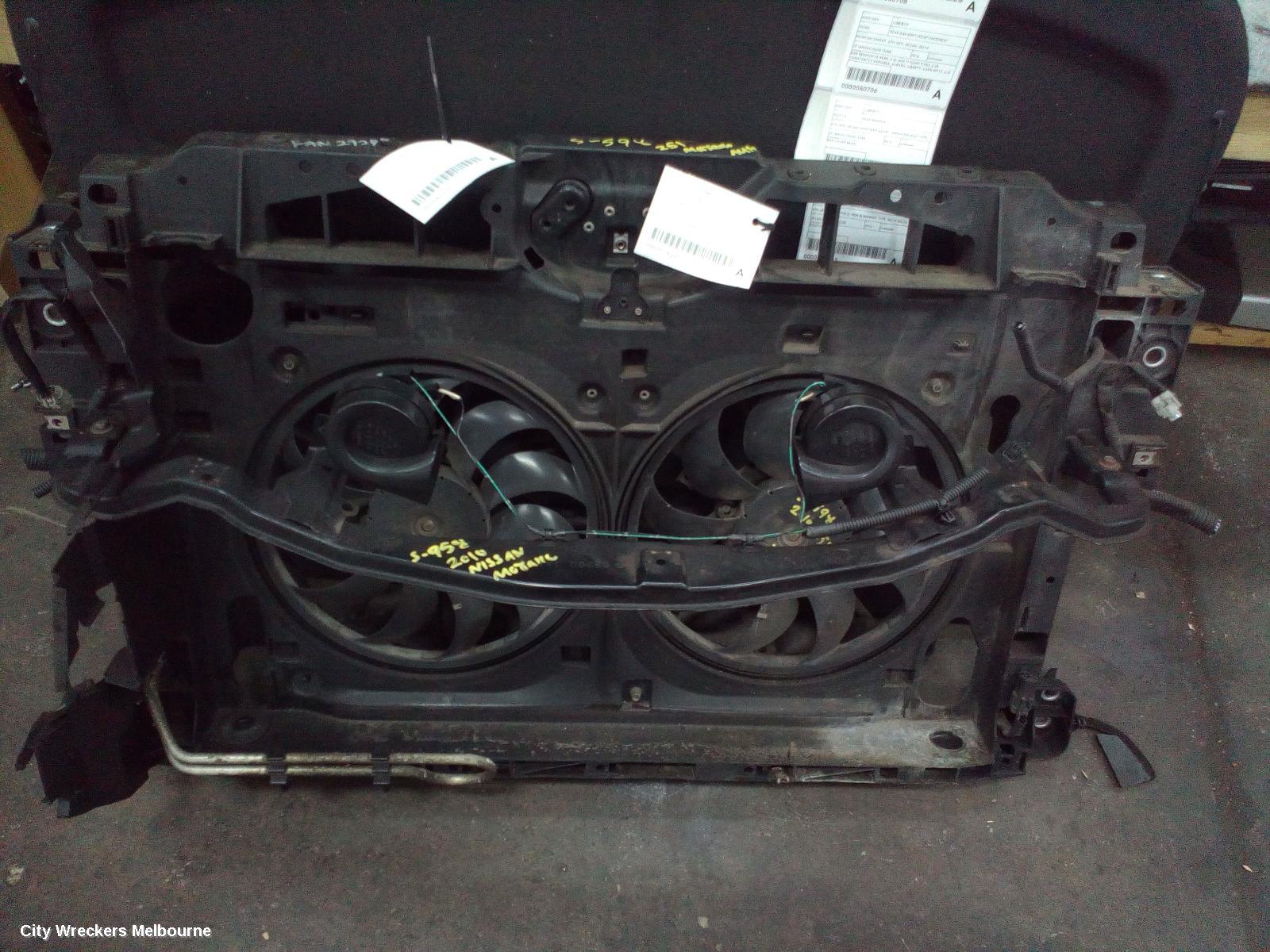 NISSAN MURANO RADIATOR SUPPORT, Z51, BOLT ON TYPE, 12/2008 - 12/2014 - Image 2