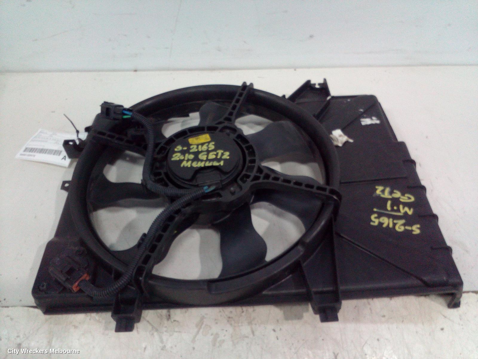 HYUNDAI GETZ FAN, RAD FAN, AUTO T/M, TB, 10/2005 - 09/2011 - Image 1