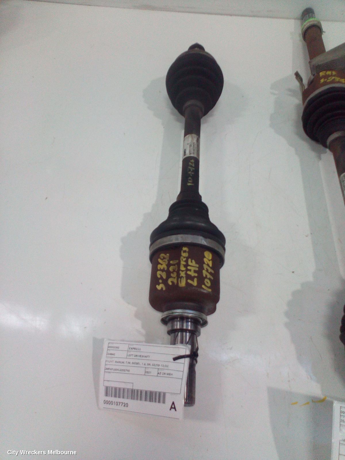MITSUBISHI EXPRESS LEFT DRIVESHAFT, FRONT, MANUAL T/M, DIESEL, 1.6, SN, 03/2020 - 12/2022 - Image 1