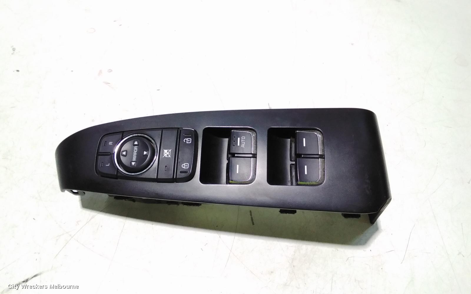 KIA CARNIVAL/GRAND CARNIVAL PWR DR WIND SWITCH, RH FRONT (MASTER SWITCH), NON AUTO FOLD MIRROR SWITCH & FRONT ONLY AUTO WINDOW SWITCH, YP, 02/2015 - 10/2020 - Image 1