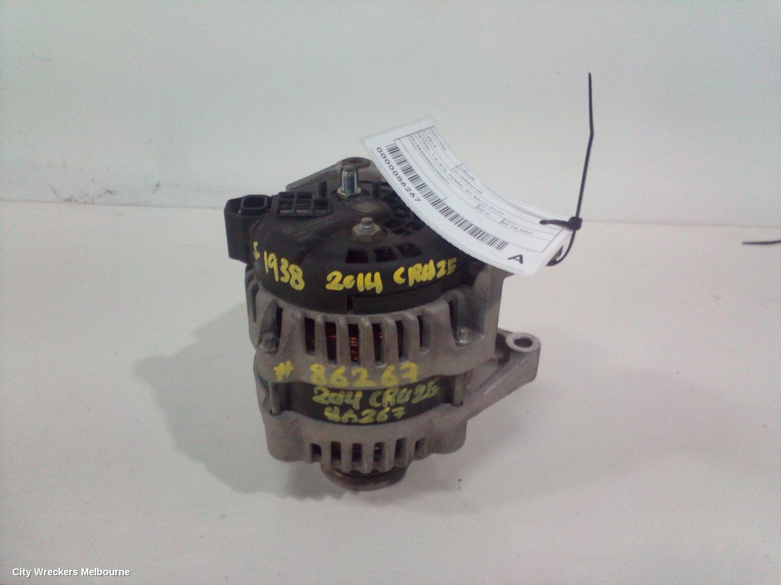 HOLDEN CRUZE ALTERNATOR, PETROL, 1.6, A16, TURBO, JH, 03/2013 - 01/2017 - Image 3