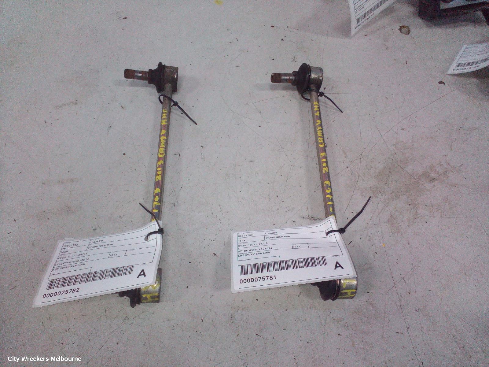 TOYOTA CAMRY STABILISER BAR, XV50, 12/2011 - 05/2015 - Image 2
